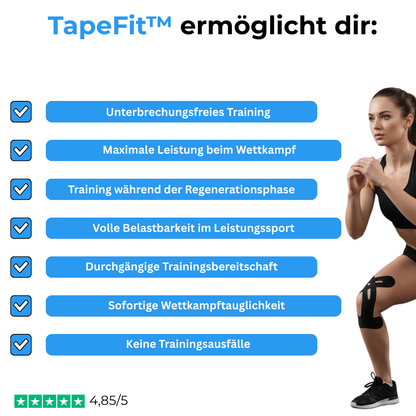 10x TapeFix™ Kinesiologie-Tape