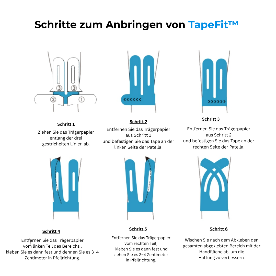 10x TapeFix™ Kinesiologie-Tape
